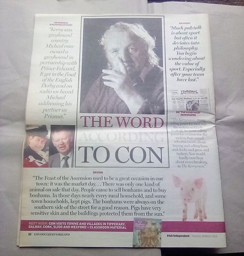 Con Houlihan's Ireland - Magazine