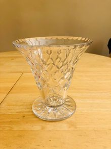 Flared Crystal Vase