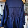 NEW - Navy trench coat UK 10 Image 2