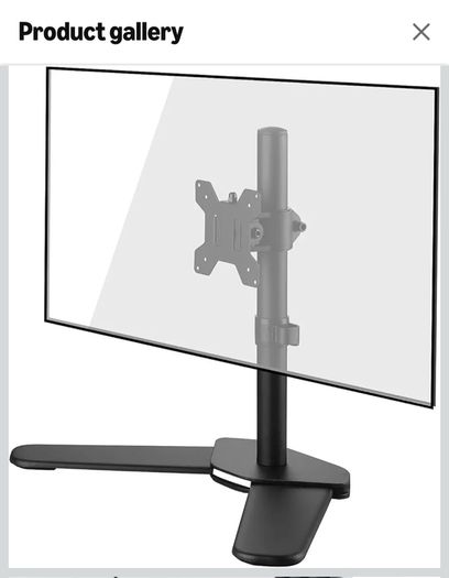 Suptek Adjustable PC Monitor Stand Free-Standing VESA Fits 13"-27"
