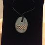 Zodiac Sun Stone Necklace -  Aquarius Image 2