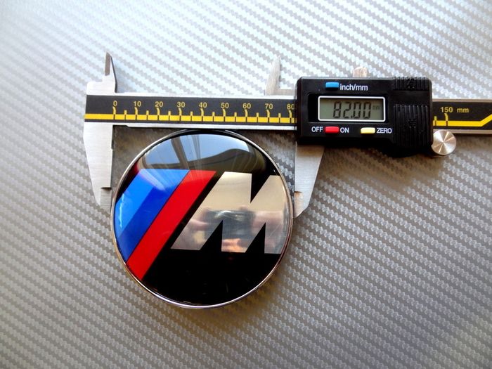 BMW 82mm  M - SPORT Emblem Badge Front Bonnet Logo 1 3 5 6 7 x z m class 82
