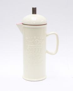 French Press Coffee Maker Porcelain 450ml Blue