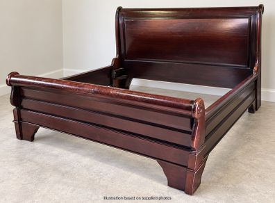 Sleigh bed - king size