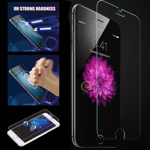 Round Edge Clear Tempered Glass Protector Full Screen Cover For Apple iPhone 6