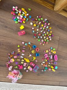 Shopkins collection of Shopkins toys, mini figures, dolls and accessories