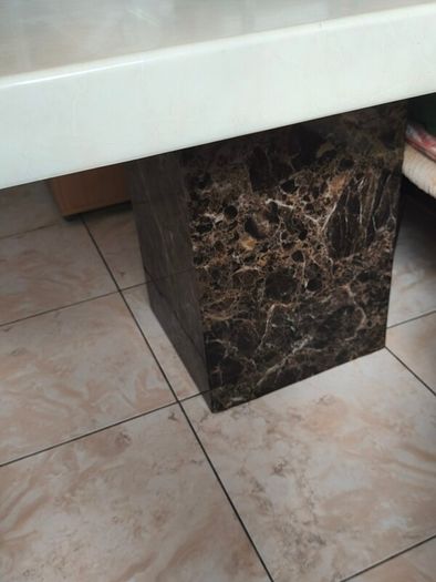marble table