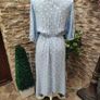 Blue floral midi dress size 18 Postage included Image 8