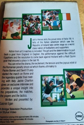 Official Fifa tape Italia 90 Jack's heroes