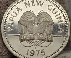Papua New Guinea 1975 10 Kina Silver Proof Coin