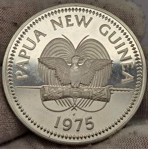 Papua New Guinea 1975 10 Kina Silver Proof Coin