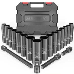 BRAND NEW Universal Socket Set 20PCS 1/2"