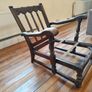 Ercol Windsor Easy Chair Model 445 1970s and footstool Image 5