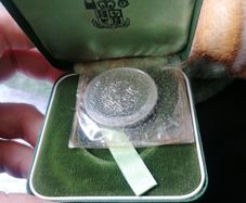 1972 UK Silver Proof 25 New Pence Coin