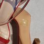 Ladies red high heels size 37 Image 3