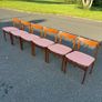 Vintage Retro Danish Teak chairs in the manner of Skovby, Mobelfabrik 1970s, Set of 6 Image 4
