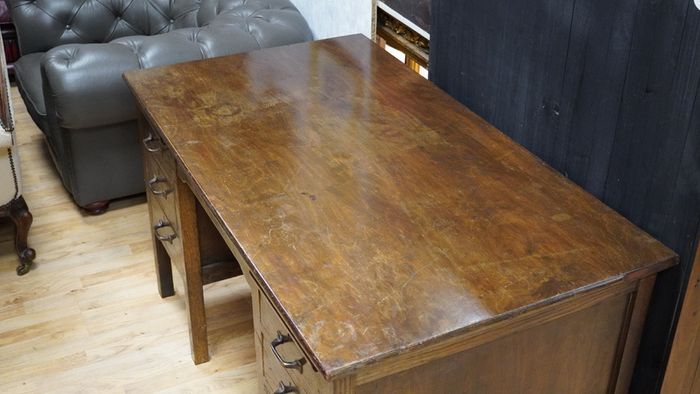 Vintage Oak Office Desk