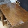 Vintage Oak Office Desk Image 3