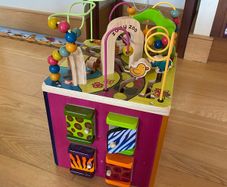 Wooden Activity Cube