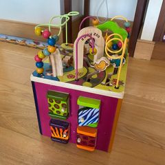 Wooden Activity Cube