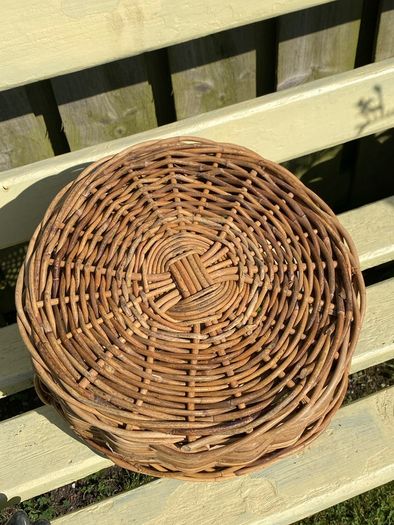 Vintage Basket Bag- Organic Shopping