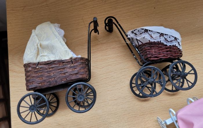 Prams for dolls houses nursery
