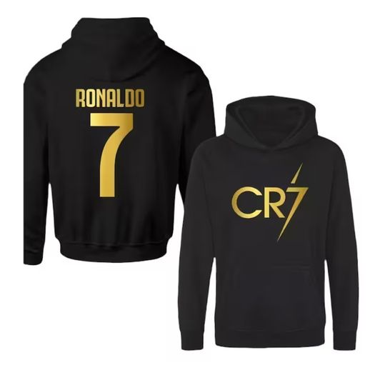 Ronaldo No 7 CR7 Inspired Soccer Hoodie/ T shirt Jumper footy merch Jumper Christiano Merch Ronaldo Tee Boys Girls Gift Top