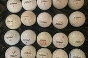 (20) Mixed Titleist golf balls