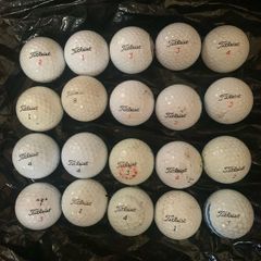 (20) Mixed Titleist golf balls