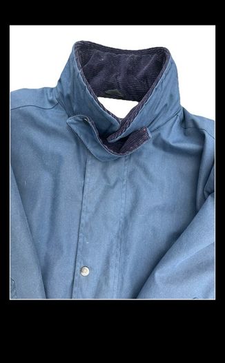 VINTAGE PG Field Navy Padded Wax Jacket Size XL