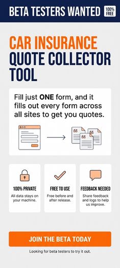 Car Insurance Quote Collector Tool