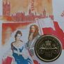 1989 Bill of Rights Royal Mint 2 Pounds BUNC coin stamp cover FDC Image 2
