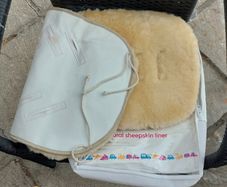 Sheepskin liner for buggies