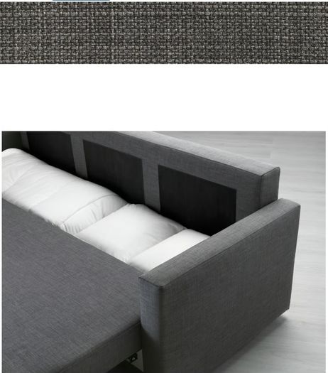 Three-seat sofa-bed