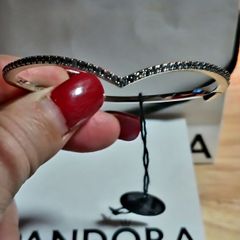 Pandora Sparkling Wishbone Bangle Brand New