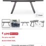 Dining table with bench and chairs Image 9