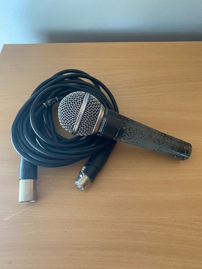 Shure SM58 Dynamic Vocal Microphone + XLR cable