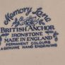 SET OF 2 British Anchor Blue and White Ironstone China Memory Lane 9 1/2 INCHES SALAD Plate , Vintage Farmhouse Antiques Image 5