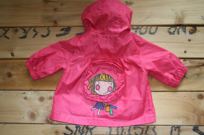 NEXT baby girl waterproof jacket, rain jacket 9-12 months