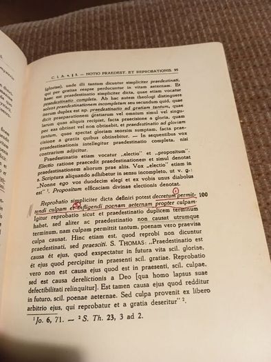 1960 Treatise on the Grace of Christ in Latin. Tractatus de Gratia Christi. Religious. Vintage.