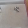 ladies silver earrings Image 10