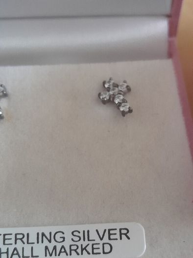 ladies silver earrings