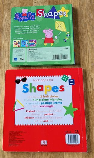 Shape books X 2 for 8 euro