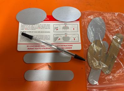 reflective stickers motorcycle helmet for Europe