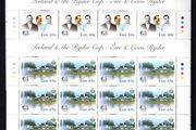 2005 Ireland Ryder Cup Commemorative Stamp Sheetlet Plate 1B1B1B1B Mint Never Hinged (MNH)