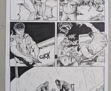 Original Comic Art Page by Fodera Marco  from Mister No issue 7 Intrigo a Manaus
