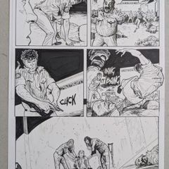 Original Comic Art Page by Fodera Marco  from Mister No issue 7 Intrigo a Manaus