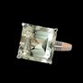 Sterling silver 925 with Prasiolite and Natural Zircon Image 4