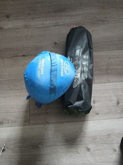 Easy camp 2 man tent and sleeping bag