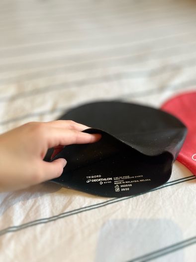 2x Decathlon Tribord Swim Caps